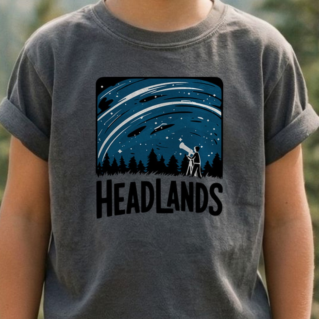 Headlands International Dark Sky Park at Night Kids Cotton T-Shirt