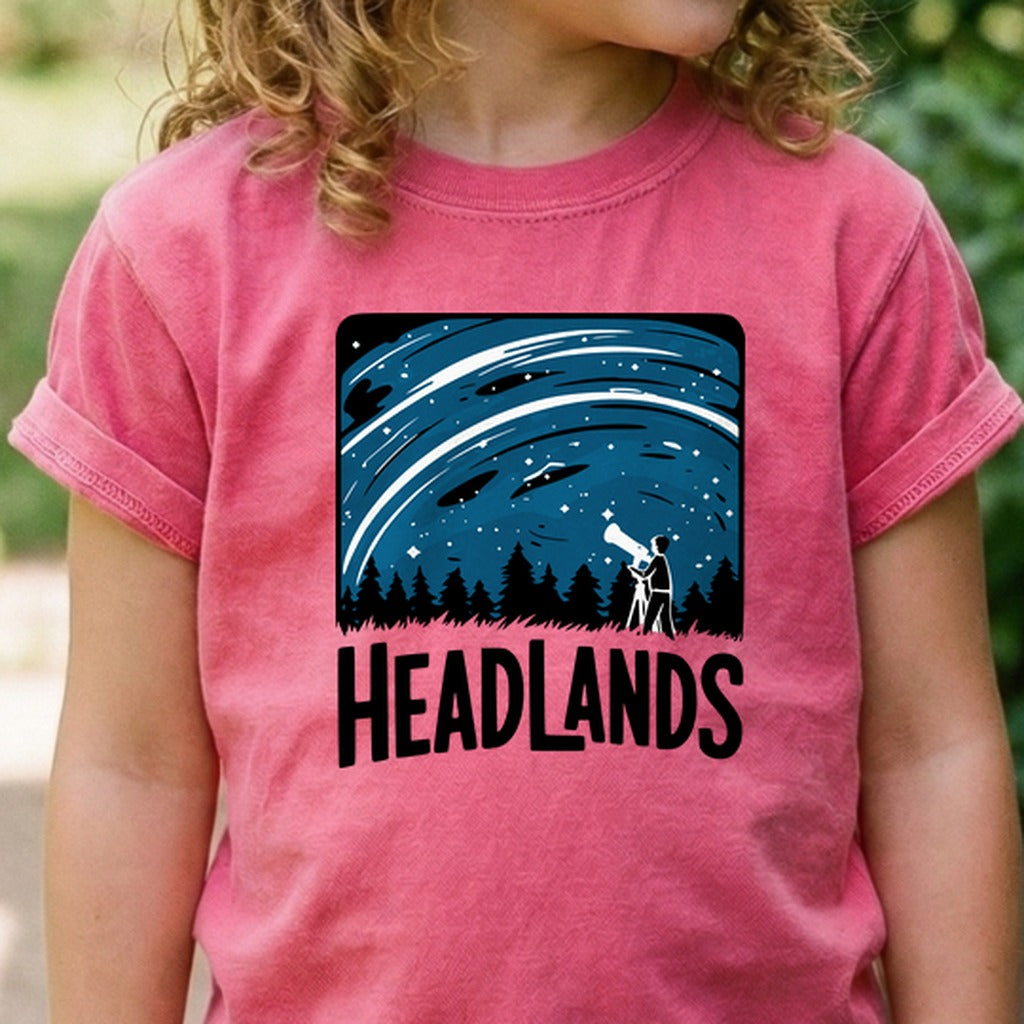 Headlands International Dark Sky Park at Night Kids Cotton T-Shirt