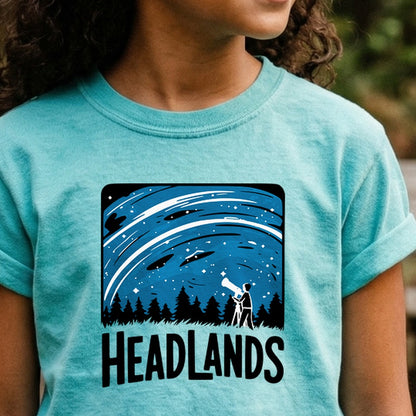 Headlands International Dark Sky Park at Night Kids Cotton T-Shirt