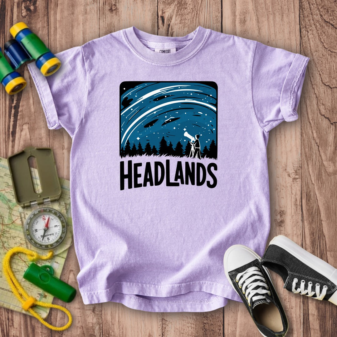 Headlands International Dark Sky Park at Night Kids Cotton T-Shirt