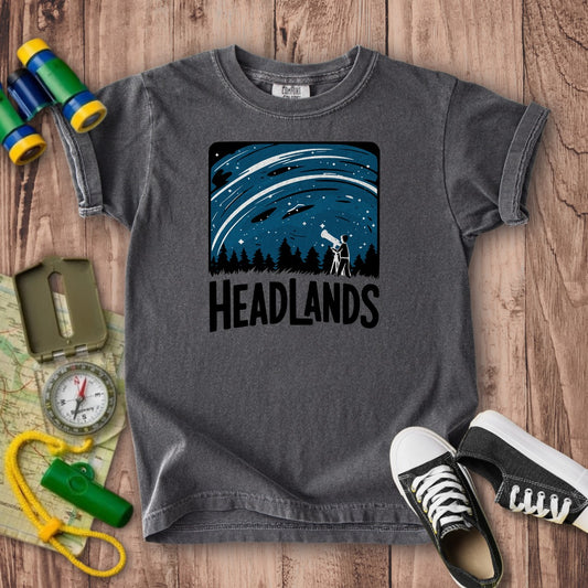 Headlands International Dark Sky Park at Night Kids Cotton T-Shirt