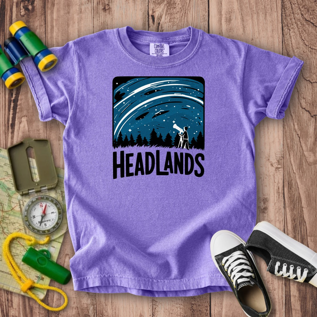 Headlands International Dark Sky Park at Night Kids Cotton T-Shirt