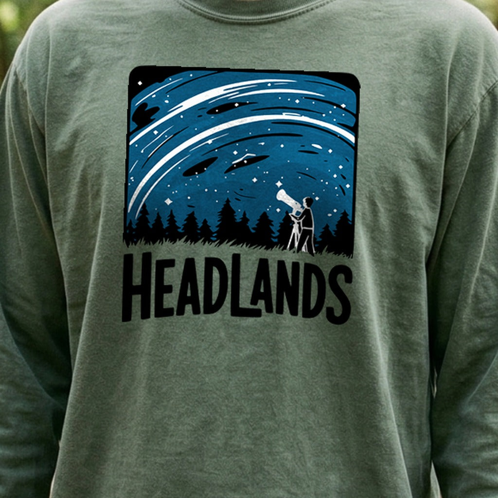 Headlands International Dark Sky Park at Night Cotton Long Sleeve