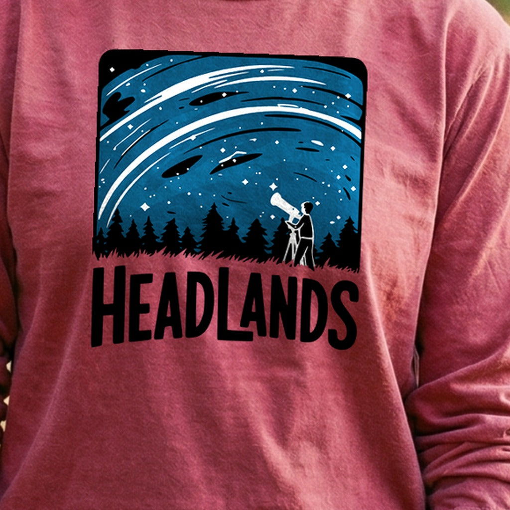 Headlands International Dark Sky Park at Night Cotton Long Sleeve