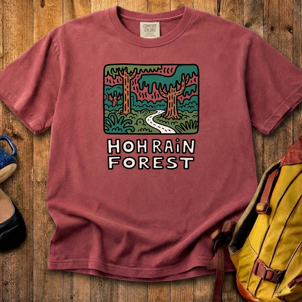 Hoh Rain Forest Cotton T-Shirt