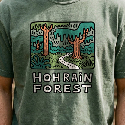 Hoh Rain Forest Cotton T-Shirt