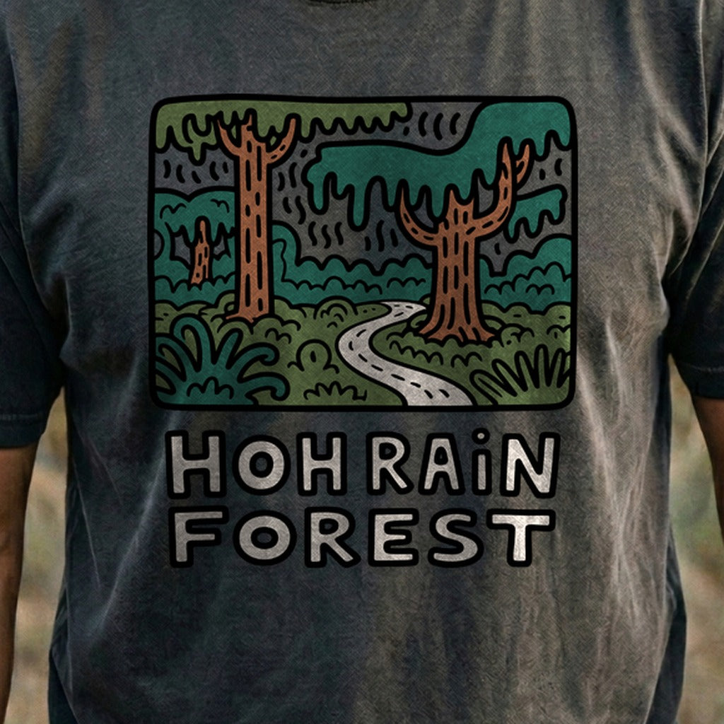 Hoh Rain Forest Cotton T-Shirt