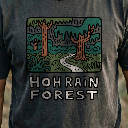 Hoh Rain Forest Cotton T-Shirt