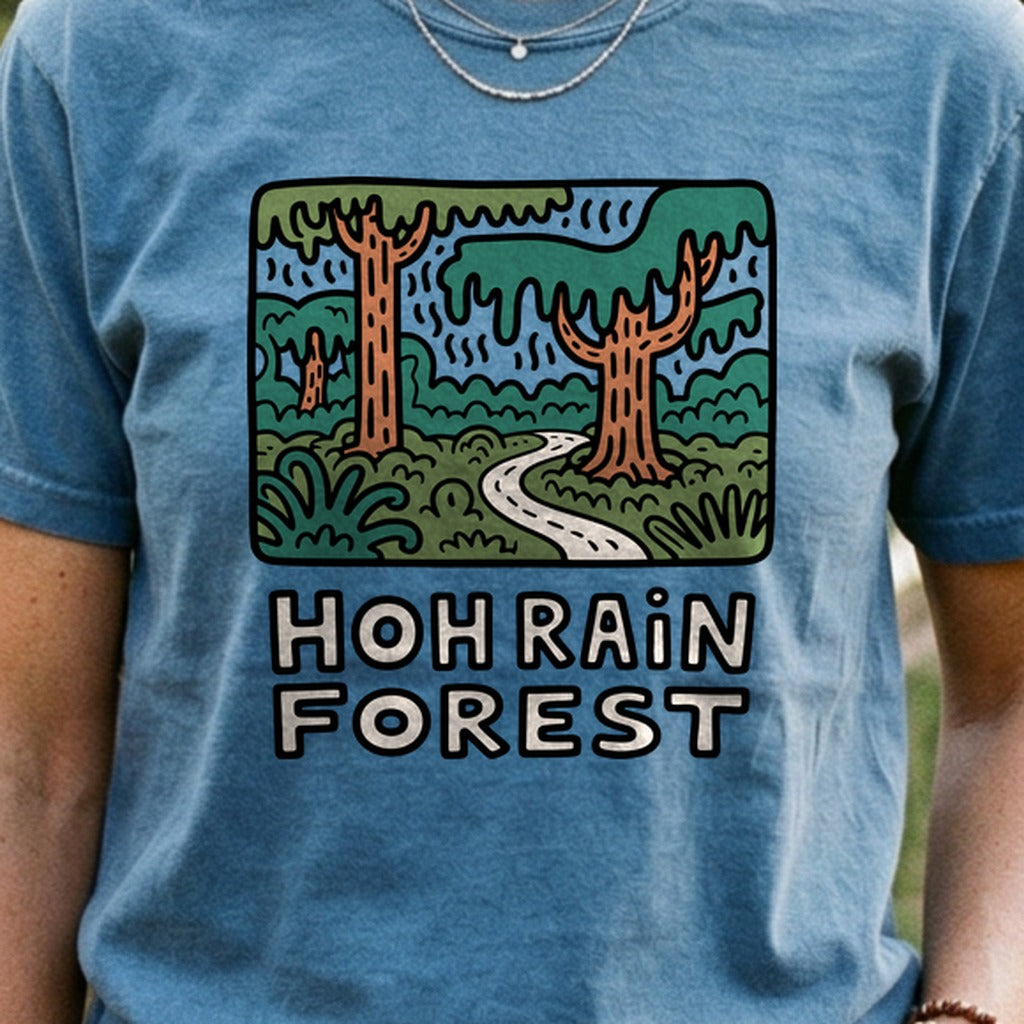 Hoh Rain Forest Cotton T-Shirt