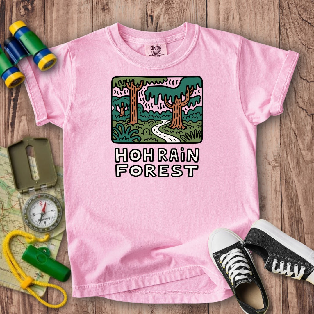 Hoh Rain Forest Kids Cotton T-Shirt
