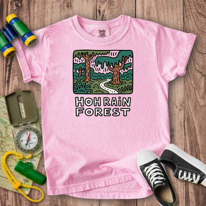 Hoh Rain Forest Kids Cotton T-Shirt