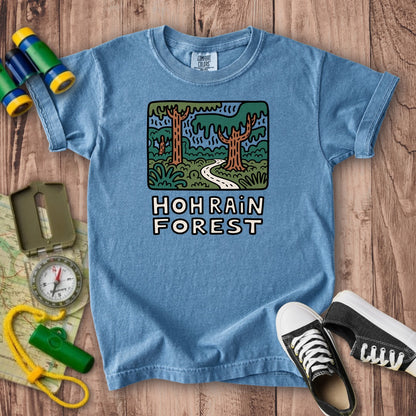 Hoh Rain Forest Kids Cotton T-Shirt