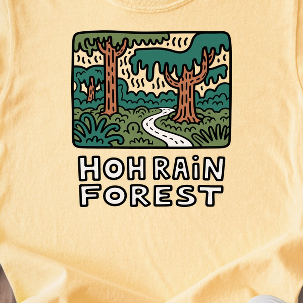 Hoh Rain Forest Kids Cotton T-Shirt