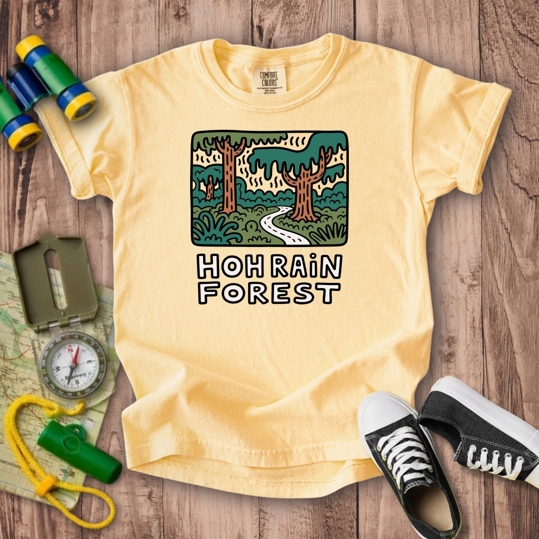 Hoh Rain Forest Kids Cotton T-Shirt