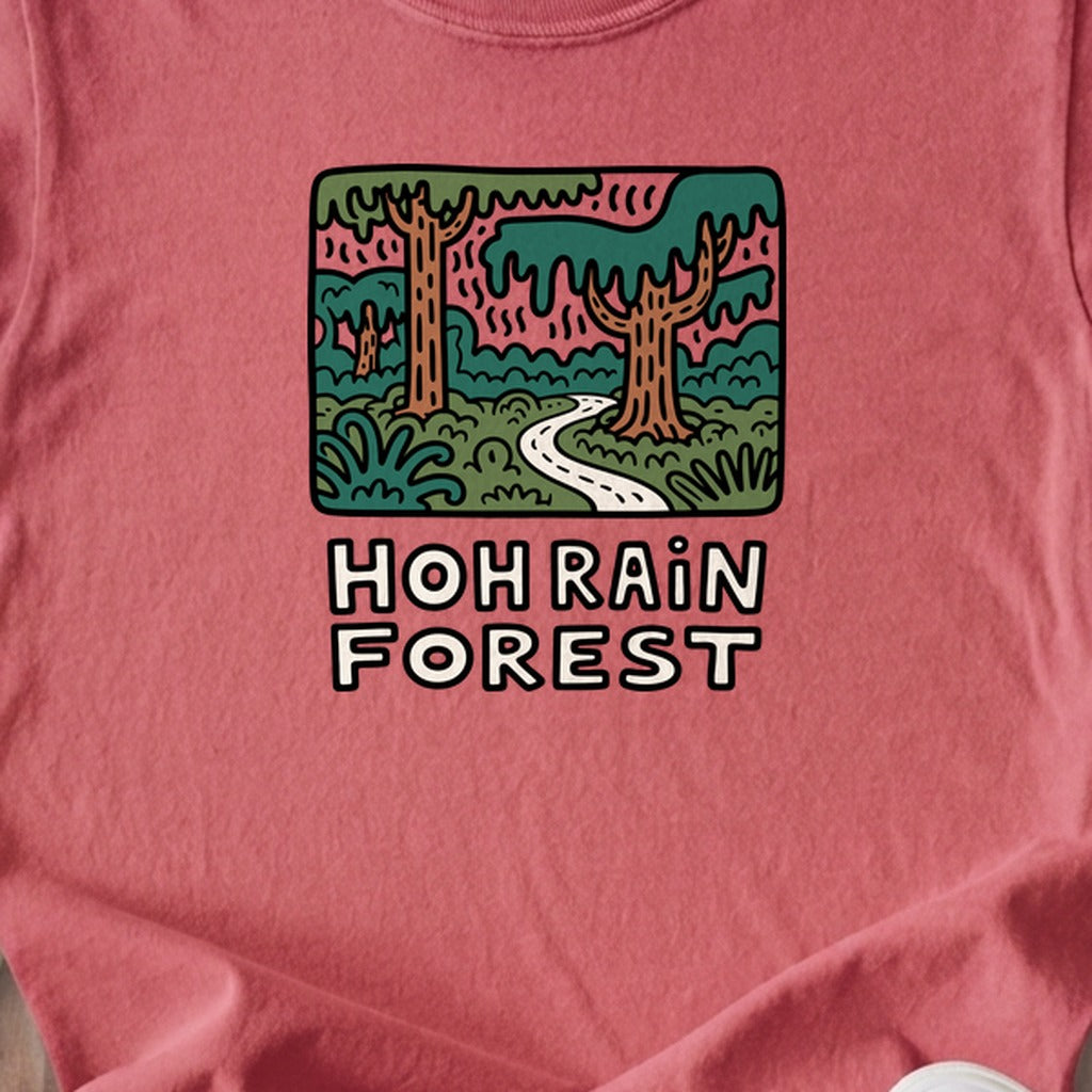 Hoh Rain Forest Kids Cotton T-Shirt