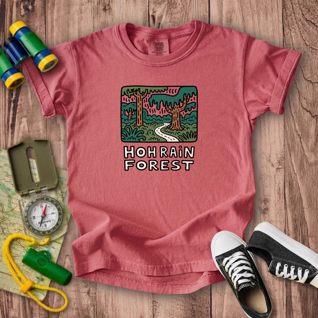 Hoh Rain Forest Kids Cotton T-Shirt