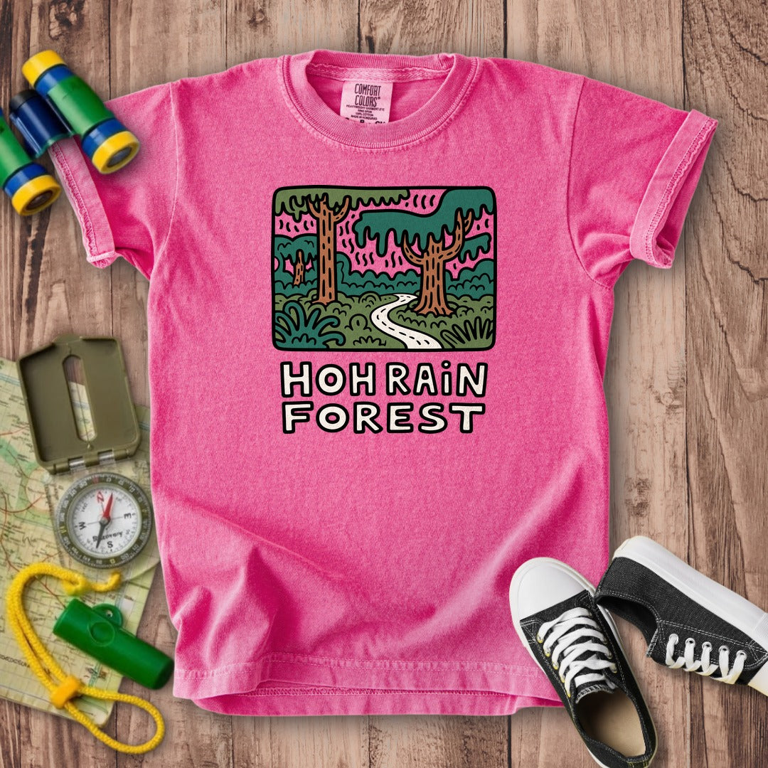 Hoh Rain Forest Kids Cotton T-Shirt