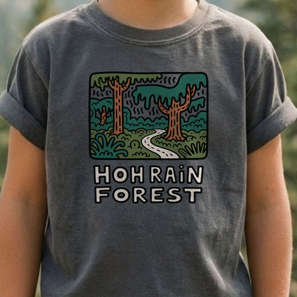 Hoh Rain Forest Kids Cotton T-Shirt