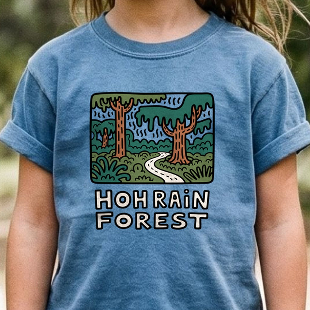 Hoh Rain Forest Kids Cotton T-Shirt
