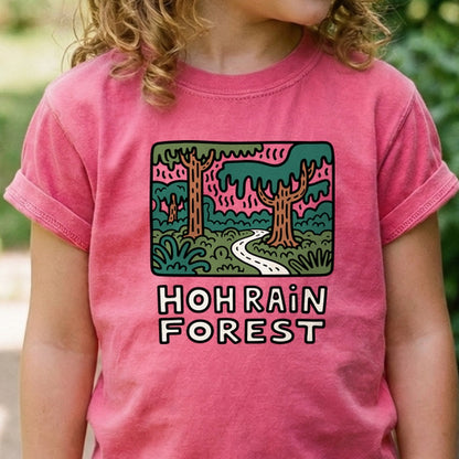Hoh Rain Forest Kids Cotton T-Shirt