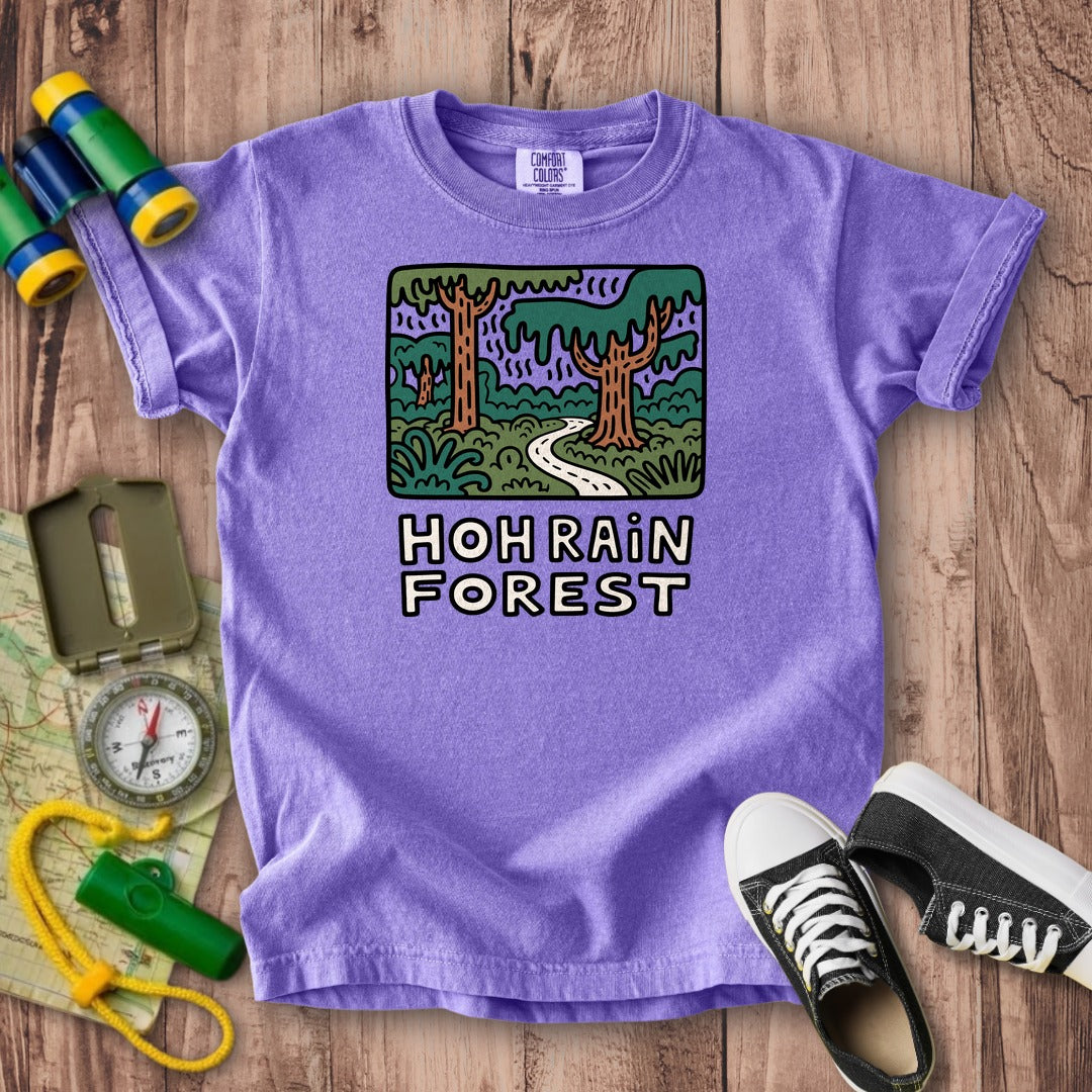 Hoh Rain Forest Kids Cotton T-Shirt