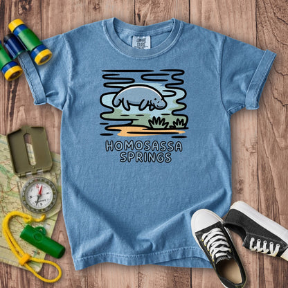 Homosassa Springs Wildlife State Park Kids Cotton T-Shirt