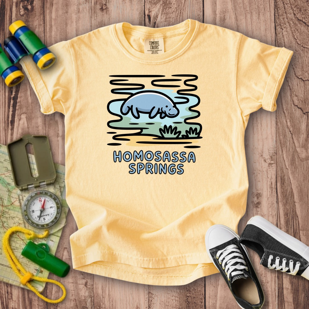 Homosassa Springs Wildlife State Park Kids Cotton T-Shirt
