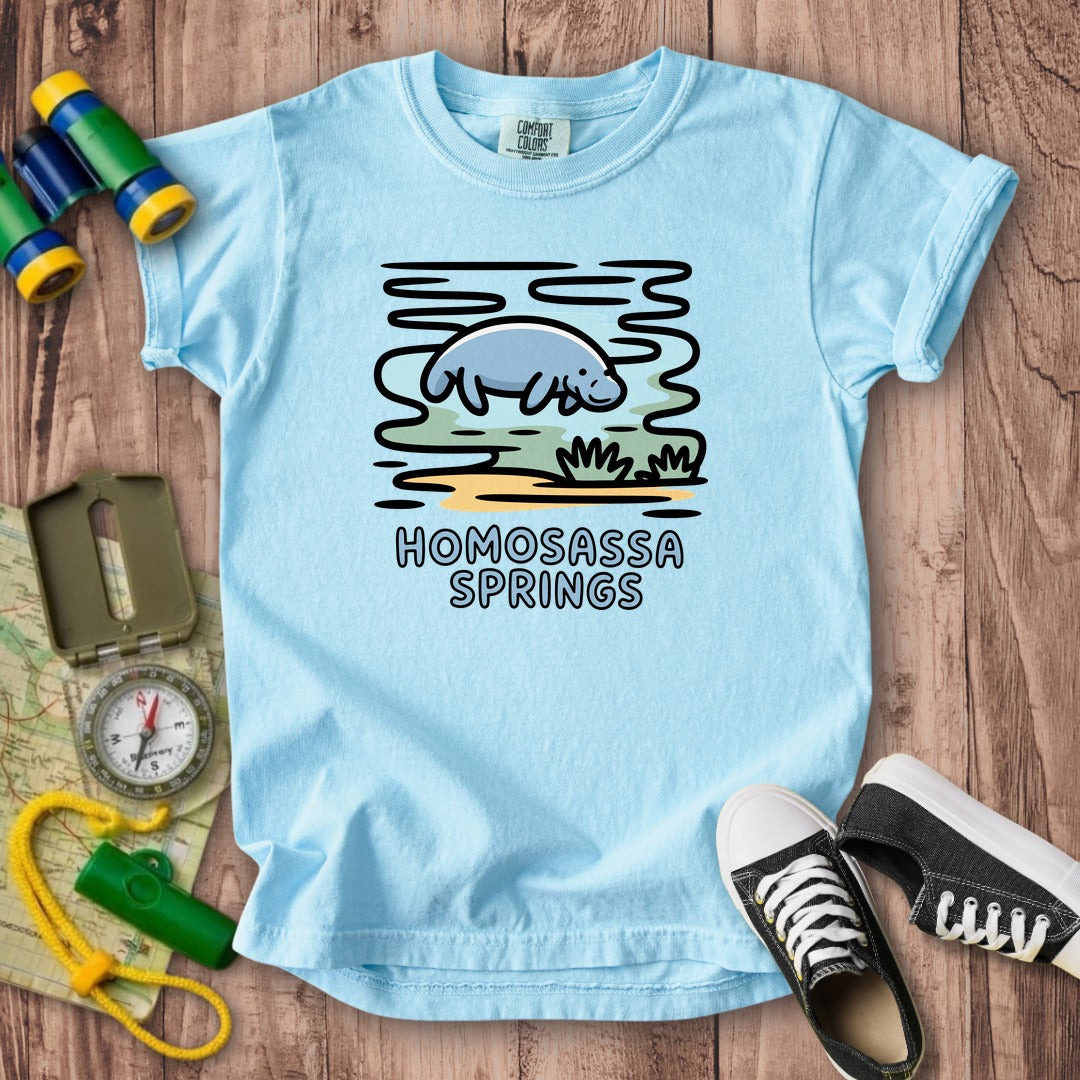 Homosassa Springs Wildlife State Park Kids Cotton T-Shirt
