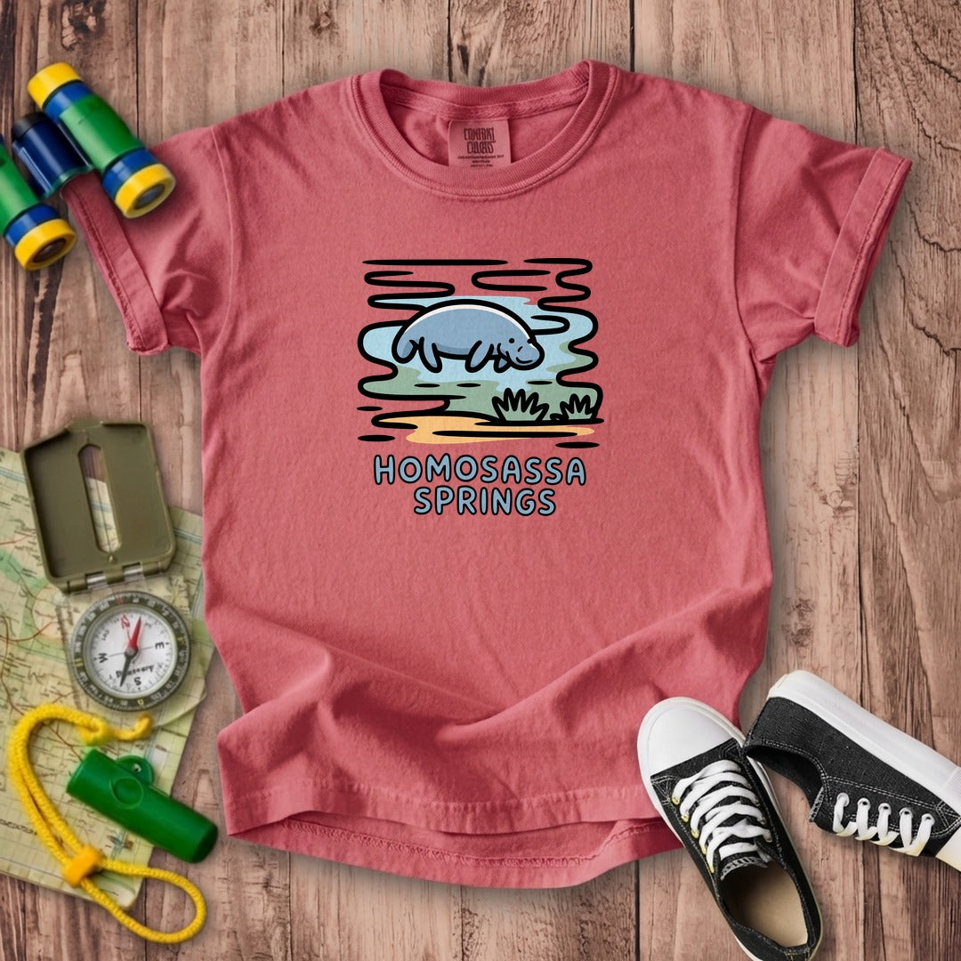 Homosassa Springs Wildlife State Park Kids Cotton T-Shirt