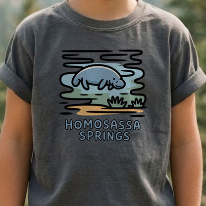 Homosassa Springs Wildlife State Park Kids Cotton T-Shirt