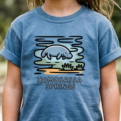 Homosassa Springs Wildlife State Park Kids Cotton T-Shirt