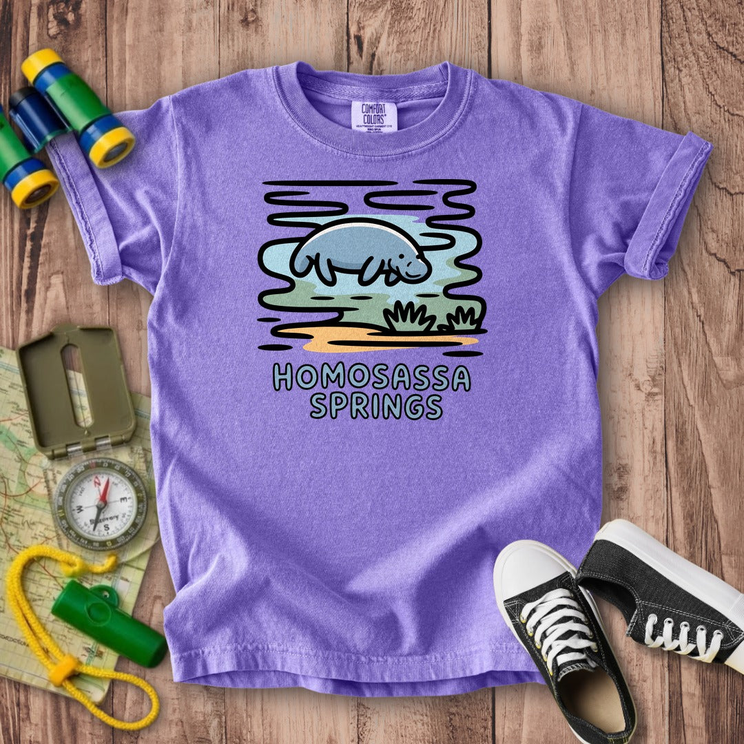 Homosassa Springs Wildlife State Park Kids Cotton T-Shirt