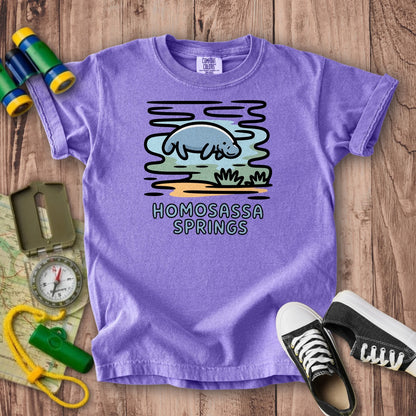 Homosassa Springs Wildlife State Park Kids Cotton T-Shirt