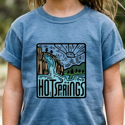 Hot Springs National Park Kids Cotton T-Shirt