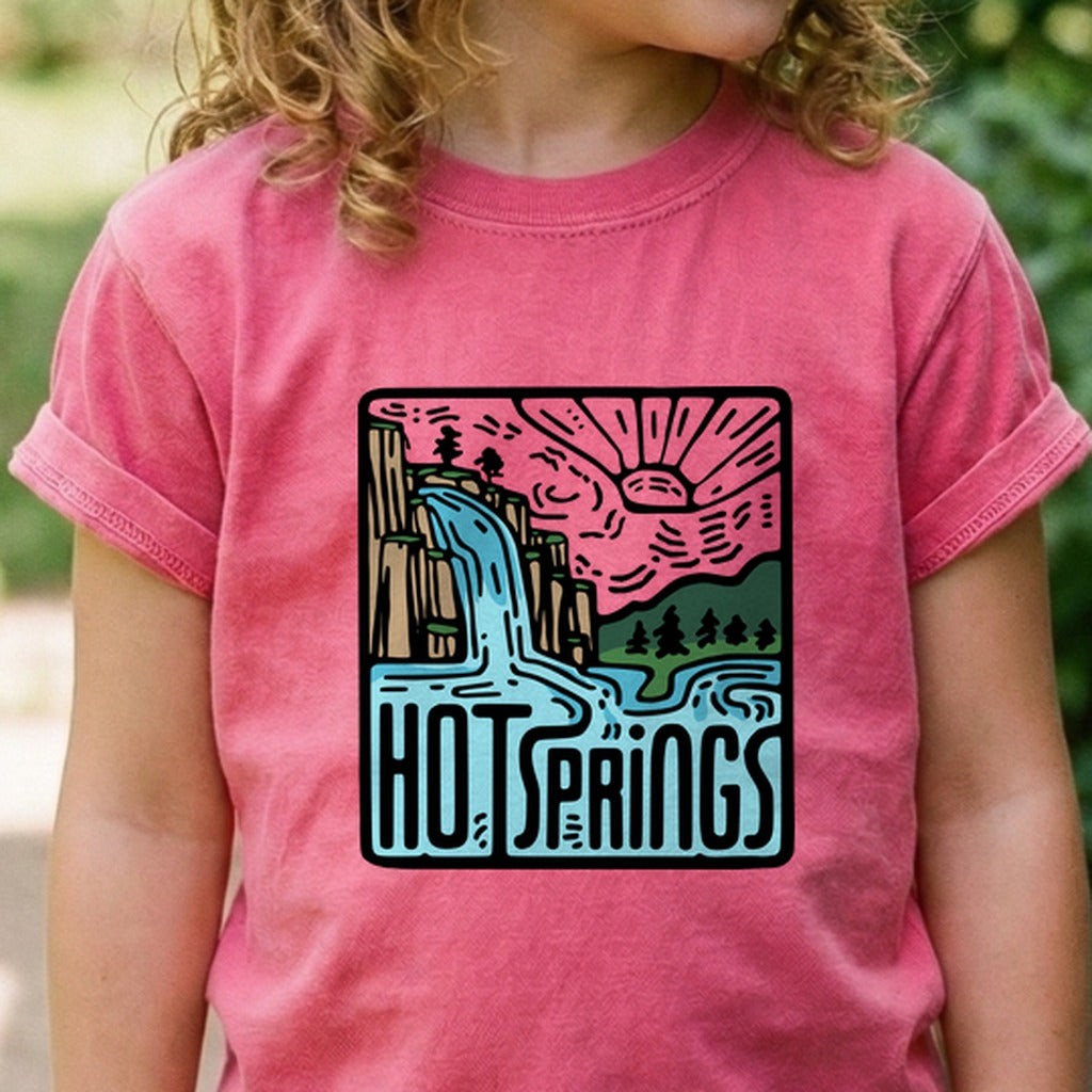 Hot Springs National Park Kids Cotton T-Shirt