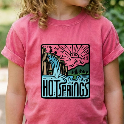 Hot Springs National Park Kids Cotton T-Shirt