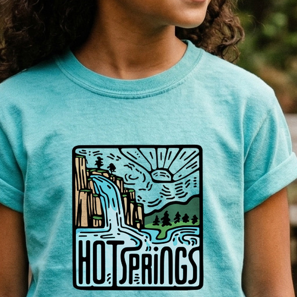 Hot Springs National Park Kids Cotton T-Shirt