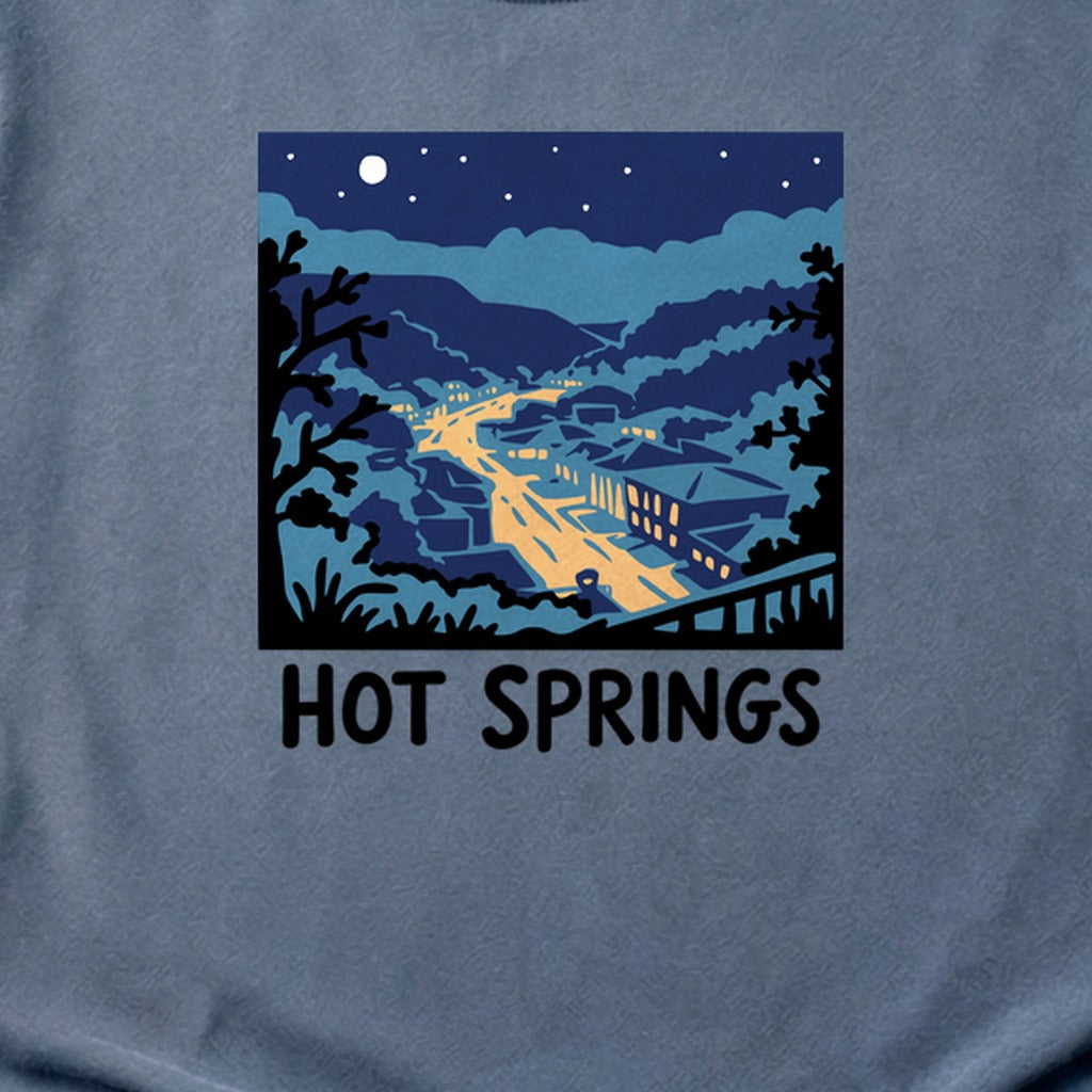 Hot Springs at Night Cotton T-Shirt