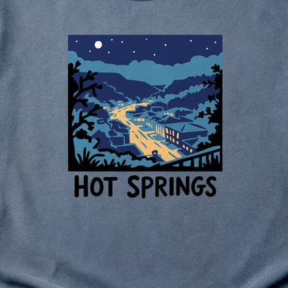 Hot Springs at Night Cotton T-Shirt