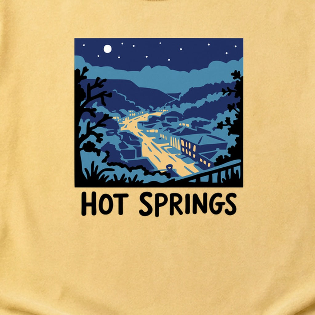 Hot Springs at Night Cotton T-Shirt