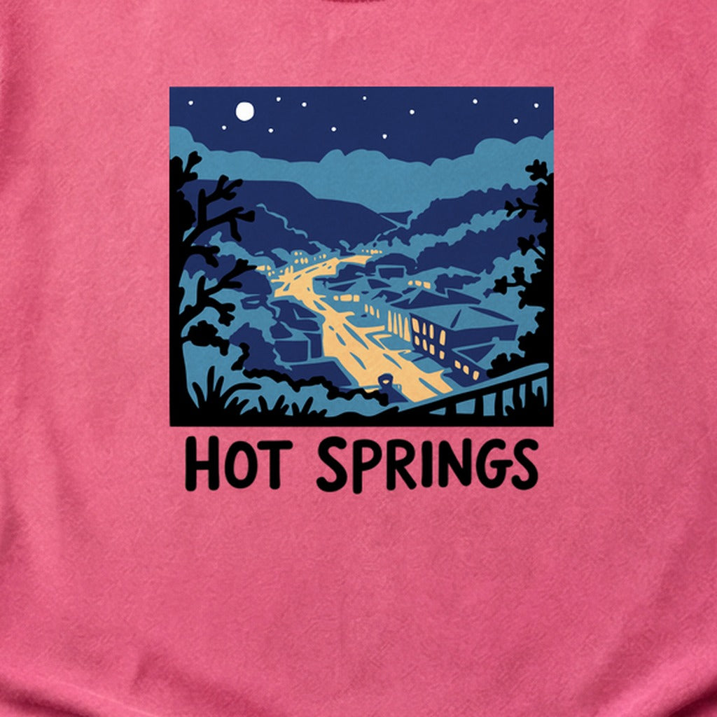 Hot Springs at Night Cotton T-Shirt