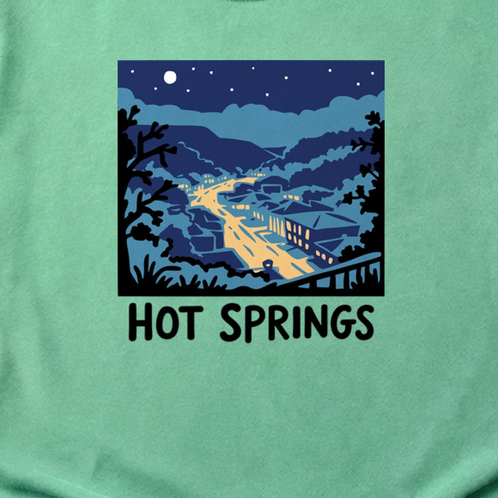 Hot Springs at Night Cotton T-Shirt