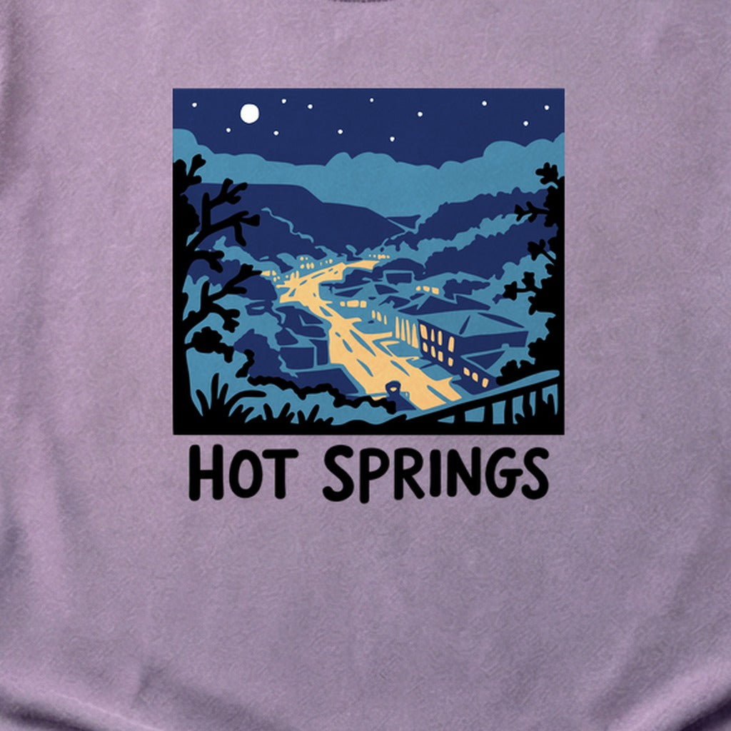 Hot Springs at Night Cotton T-Shirt