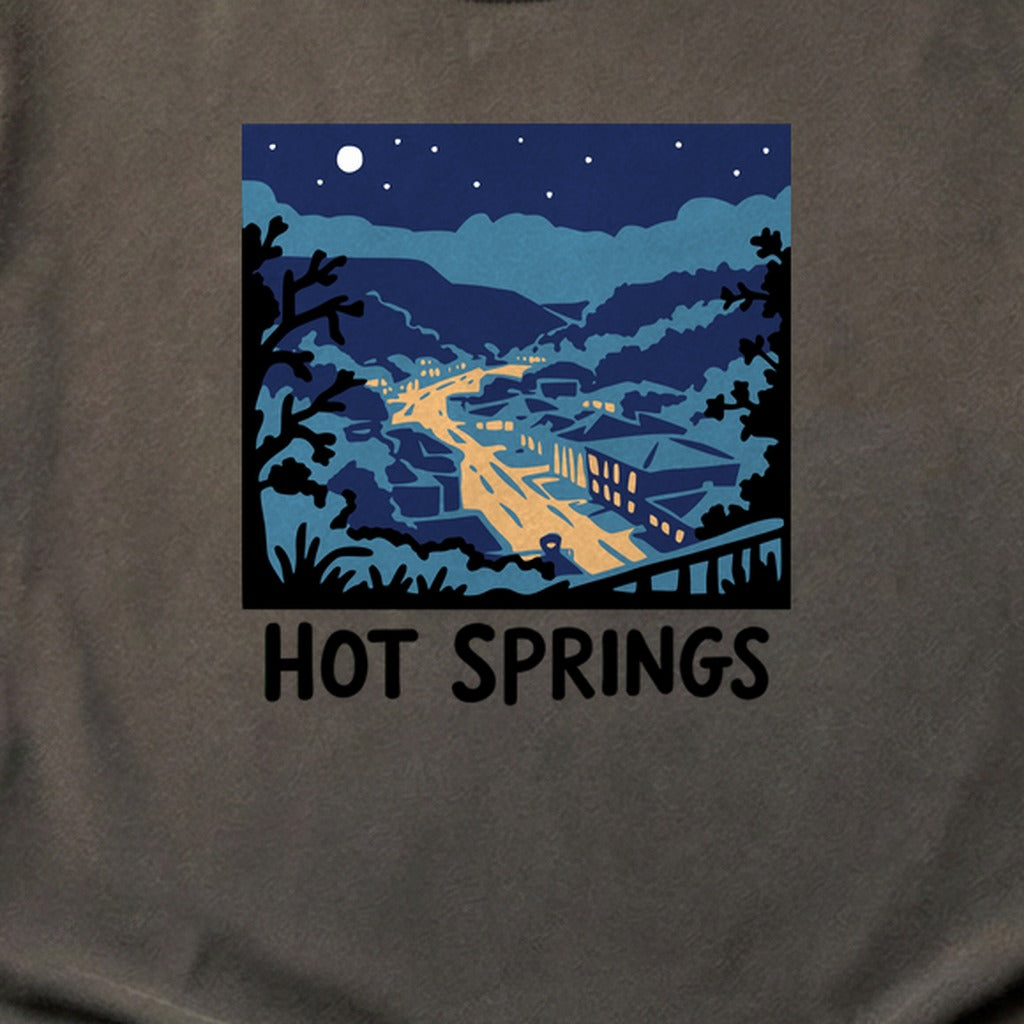 Hot Springs at Night Cotton T-Shirt