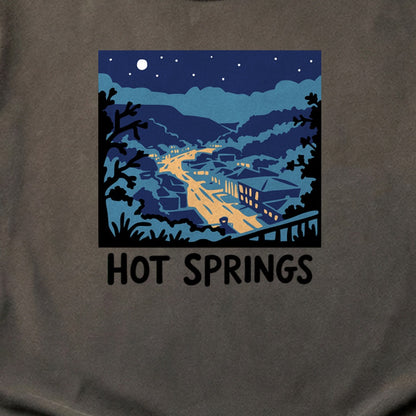 Hot Springs at Night Cotton T-Shirt