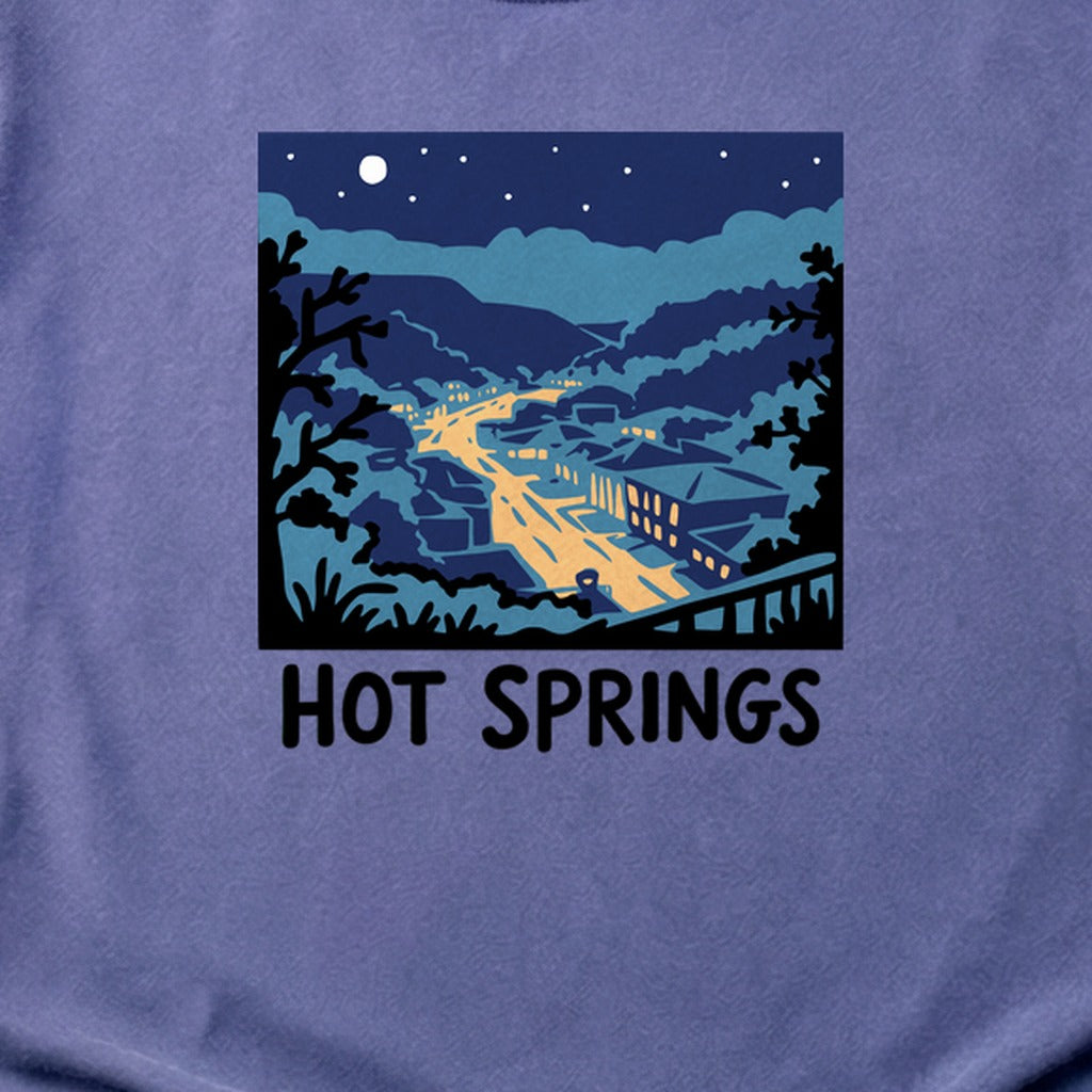Hot Springs at Night Cotton T-Shirt
