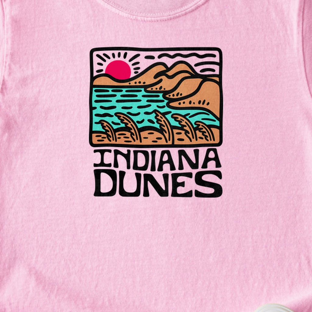 Indiana Dunes National Park Kids Cotton T-Shirt