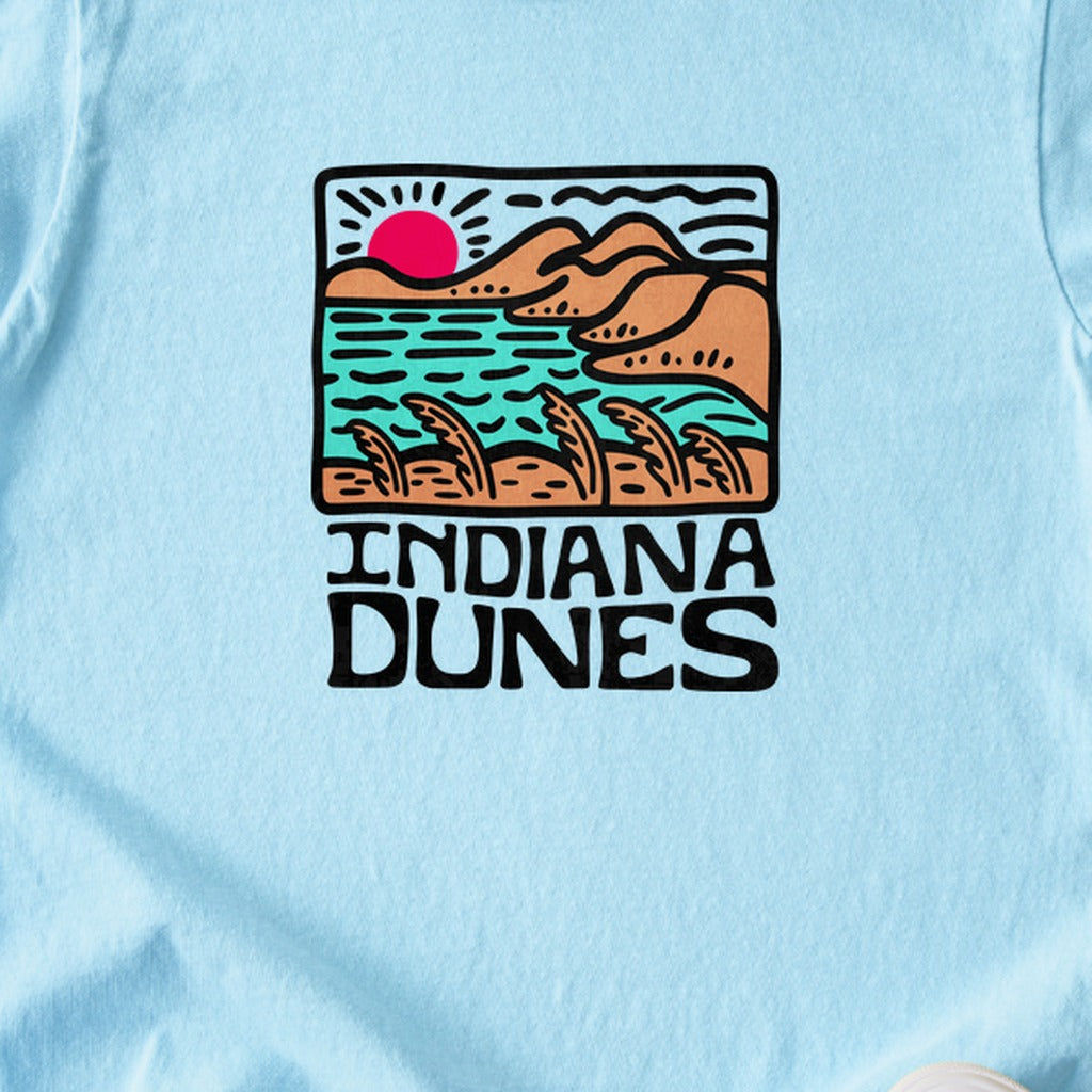 Indiana Dunes National Park Kids Cotton T-Shirt