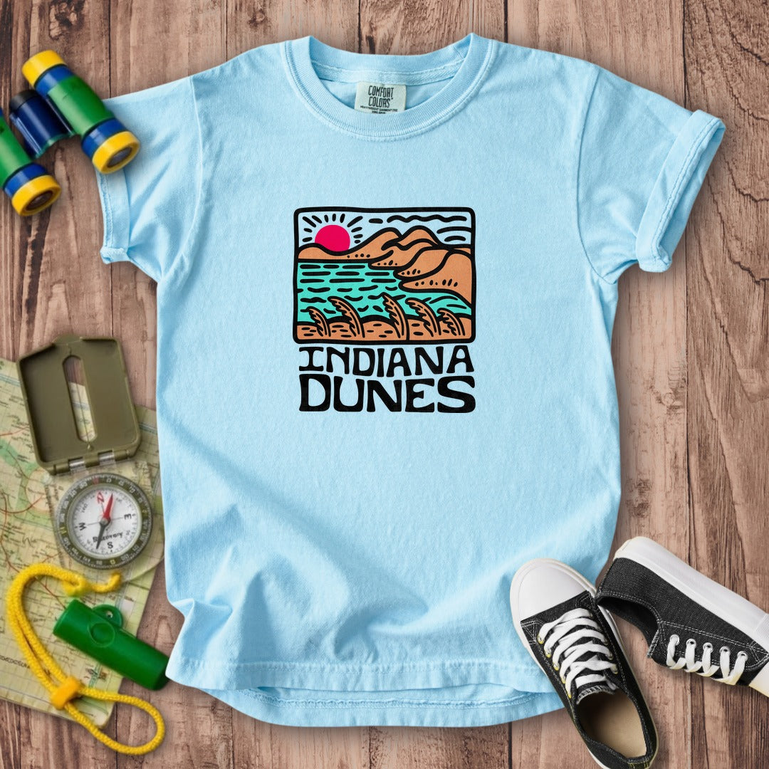 Indiana Dunes National Park Kids Cotton T-Shirt