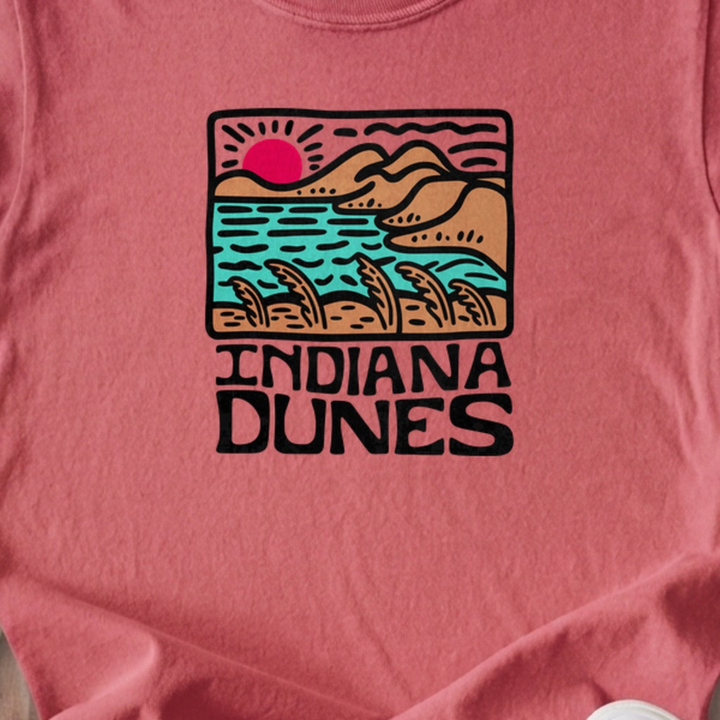 Indiana Dunes National Park Kids Cotton T-Shirt